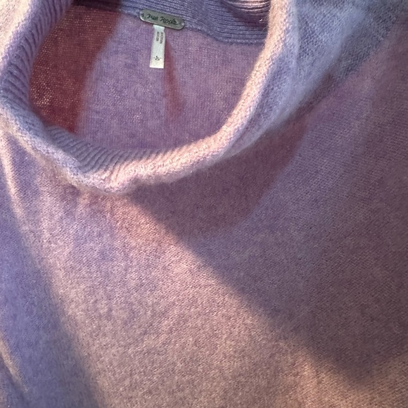 FreePeople ottoman tunic, cashmere new with tags lavender size L - Picture 8 of 11